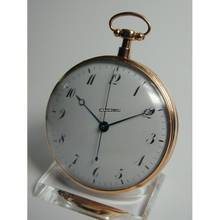 Thumbnail von Musikspiel Taschenuhr / Repetition 18 kt. von ca. 1820
