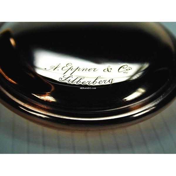 Thumbnail von A. Eppner Silberberg 585 Savonette Taschenuhr