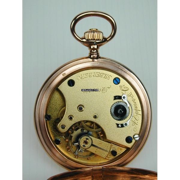 Thumbnail von A. Eppner Silberberg 585 Savonette Taschenuhr