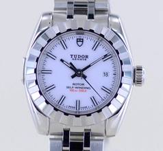 Thumbnail von Tudor Classic Date 28mm Lady White Dial Stahl selten Neu ungetragen