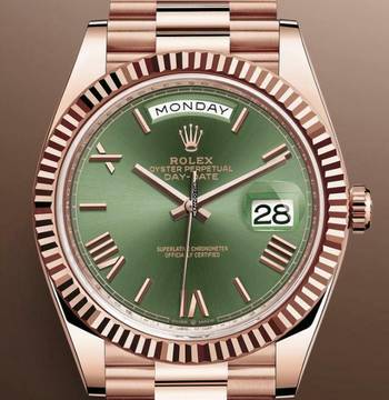  Rolex Day-Date 40 NEW&UNWORN//OLIVE GREEN DIAL//40MM//2020//REF. 228235//FULL SET//LC100 # 457 </h1> 