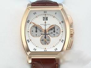 Thumbnail von Vacheron Constantin Malte Tonneau Chronograph 49180 Rosegold 750 Automatik 18kt Rose Gold </h1>