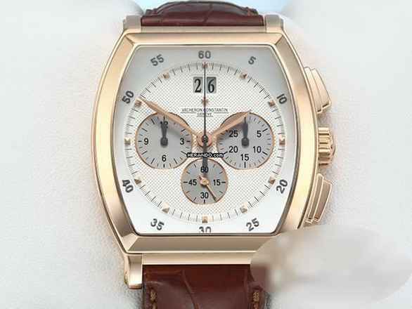  Vacheron Constantin Malte Tonneau Chronograph 49180 Rosegold 750 Automatik 18kt Rose Gold </h1> 