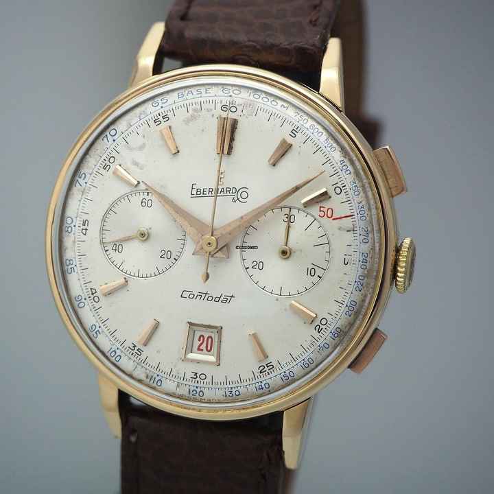 Eberhard & Co. Contadat Chronograph Vintage RoséGold 18k/750 </h1> 
