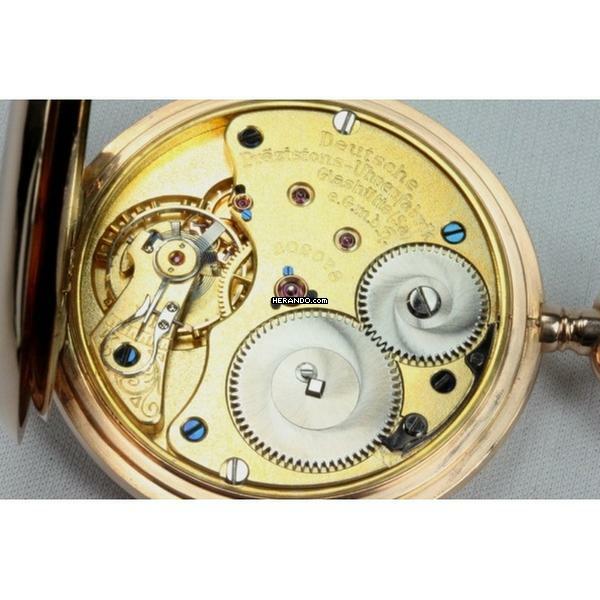Thumbnail von Glashütte Original Taschenuhr Deutsche Präzisionsuhr Gold Savonette von 1921