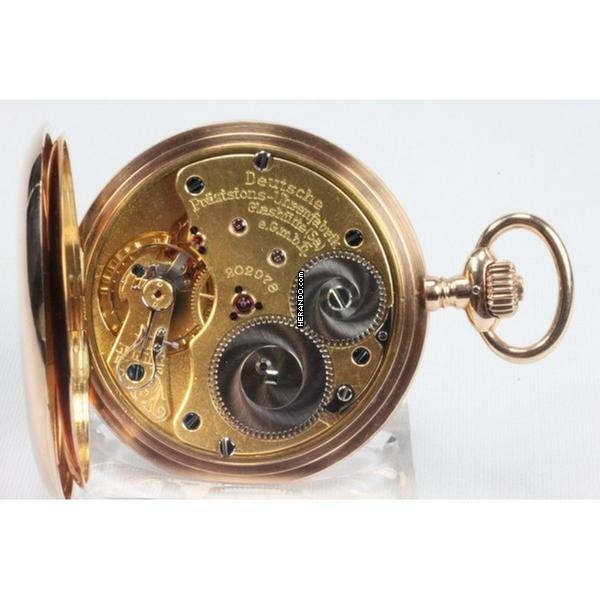 Thumbnail von Glashütte Original Taschenuhr Deutsche Präzisionsuhr Gold Savonette von 1921