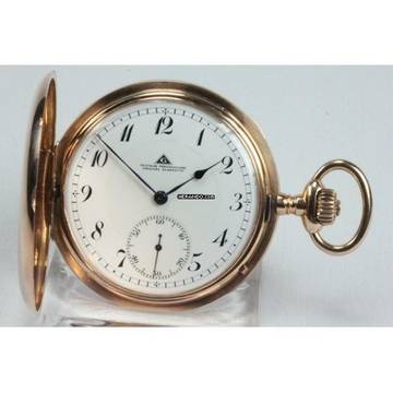  Glashütte Original Taschenuhr Deutsche Präzisionsuhr Gold Savonette von 1921 