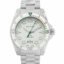 Thumbnail von Gucci Dive YA136336 - Dive Quartz Silver Dial Stainless Steel Men's Watch </h1>