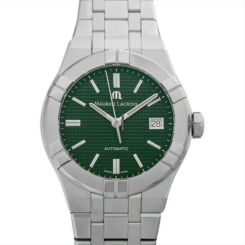  Maurice Lacroix AIKON AI6007-SS002-630-1 - Aikon Automatic Green Dial Stainless Steel Men's Watch </h1> 