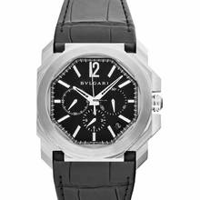 Thumbnail von Bulgari Octo 102103 - Octo Automatic Black Dial Stainless Steel Men's Watch </h1>