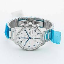 Thumbnail von IWC Portugieser Automatik IW371617 - Portugieser Automatic Silver Dial Stainless Steel Men's Watch </h1>