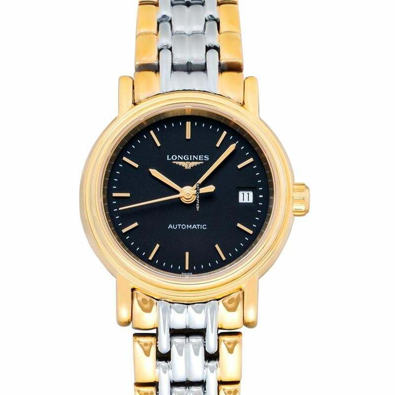 Longines Présence L43212527 - Les Grandes Classiques Automatic Black Dial Stainless Steel Ladies Watch </h1>