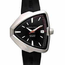 Thumbnail von Hamilton Ventura H24555331 - Ventura Automatic Black Dial Stainless Steel Men's Watch </h1>