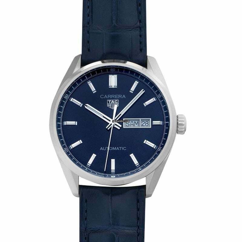 TAG Heuer Carrera WBN2012.FC6502 - Carrera Automatic Blue Dial Stainless Steel Men's Watch </h1>