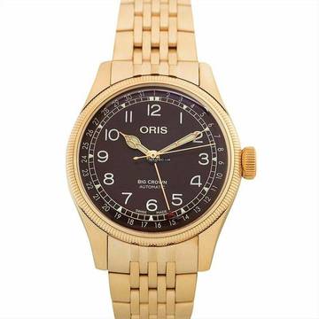 Oris Big Crown Pointer Date 01 754 7741 3166-07 8 20 01 - Oris Big Crown Automatic Brown Dial Bronze Men's Watch </h1> 