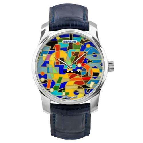 Bereve Numbers 18k Dial 18k Champlevé Grand Feu