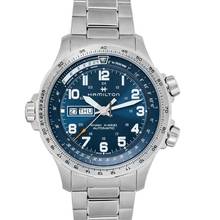 Thumbnail von Hamilton Khaki X-Wind H77765141 - Khaki Aviation X-Wind Automatic Blue Dial Stainless Steel Men's Watch </h1>