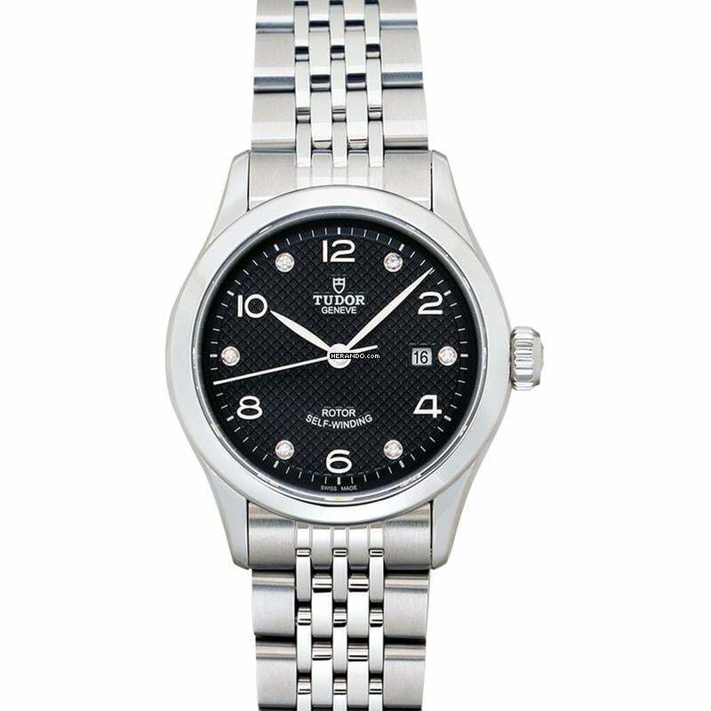 Tudor 1926 91350-0004 - Tudor 1926 Automatic Black Dial Stainless Steel Ladies Watch </h1> 