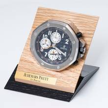 Thumbnail von Audemars Piguet Royal Oak Offshore MG.CD.AC.AP0100.022.16 - Royal Oak Offshore Quartz Blue Dial Stainless Steel Unisex Watch </h1>