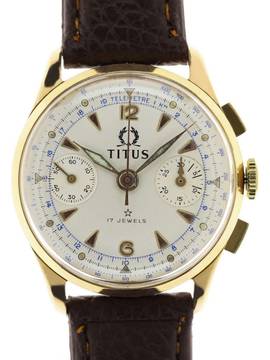  Titus Gents Wristwatch Chrinograph 17 Jewels </h1> 