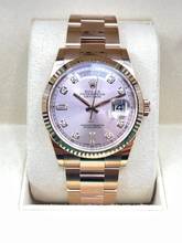 Thumbnail von Rolex Day-Date 36 Pink Sundust Diamond Dial NEW UNWORN 2022 Full Set Box&Papers