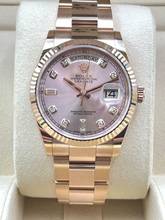 Thumbnail von Rolex Day-Date 36 Pink Sundust Diamond Dial NEW UNWORN 2022 Full Set Box&Papers </h1>