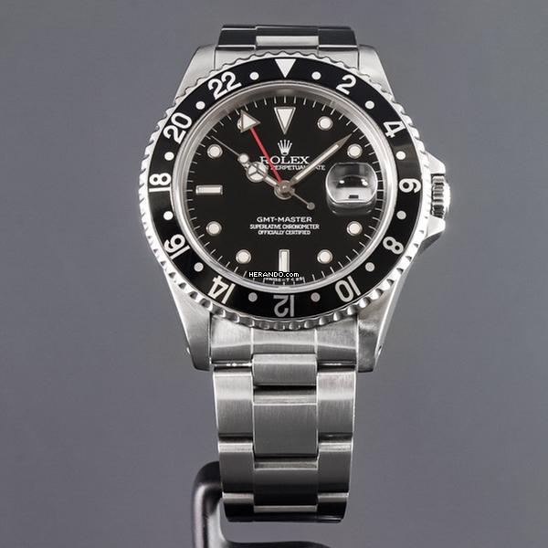  Rolex GMT-Master Stahl Fullset LC 100 - STRAIGHT CROWN 