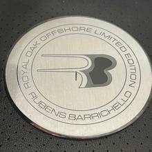 Thumbnail von Audemars Piguet Royal Oak Offshore Chronograph Barrichello II Ltd 150 pcs blue skeleton dial 2009 Platinum TOP </h1>