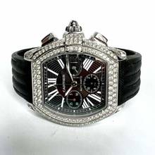 Thumbnail von Cartier Roadster 2618 Automatic 42mm Steel ~5.5TCW Diamond Watch </h1>