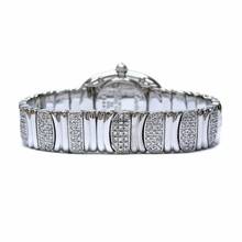 Thumbnail von Cartier Baignoire 23mm Quartz 18K WG ~4TCW Diamond Watch </h1>