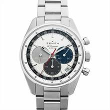 Thumbnail von Zenith 03.3200.3600/69.m3200 - Chronomaster Automatic White Dial Stainless Steel Men's Watch </h1>