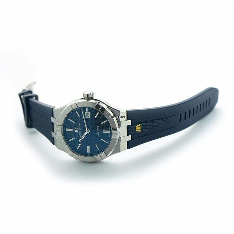 Thumbnail von Maurice Lacroix AIKON AI6008-SS000-430-4 - Aikon Automatic Blue Dial Stainless Steel Men's Watch </h1>