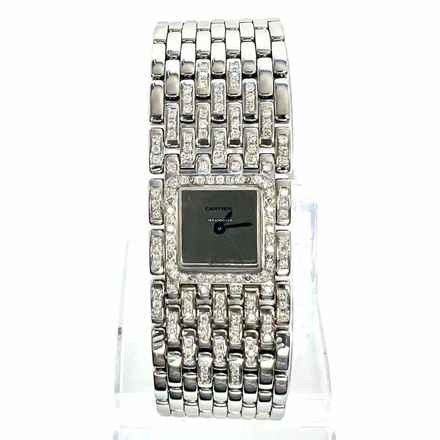  Cartier Panthère RUBAN Quartz Steel ~1.32TCW DIAMOND Watch </h1> 