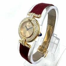 Thumbnail von Cartier VERMEIL COLISÈE Quartz GoldPlated Argent Watch 0.89TCW Diamonds </h1>