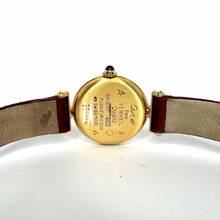 Thumbnail von Cartier VERMEIL COLISÈE Quartz GoldPlated Argent Watch 0.89TCW Diamonds </h1>