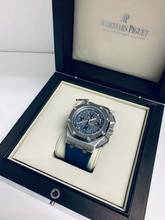 Thumbnail von Audemars Piguet Royal Oak Offshore Chronograph Schumacher - PLATINUM - 100 pieces LTD - 2013 - Full set