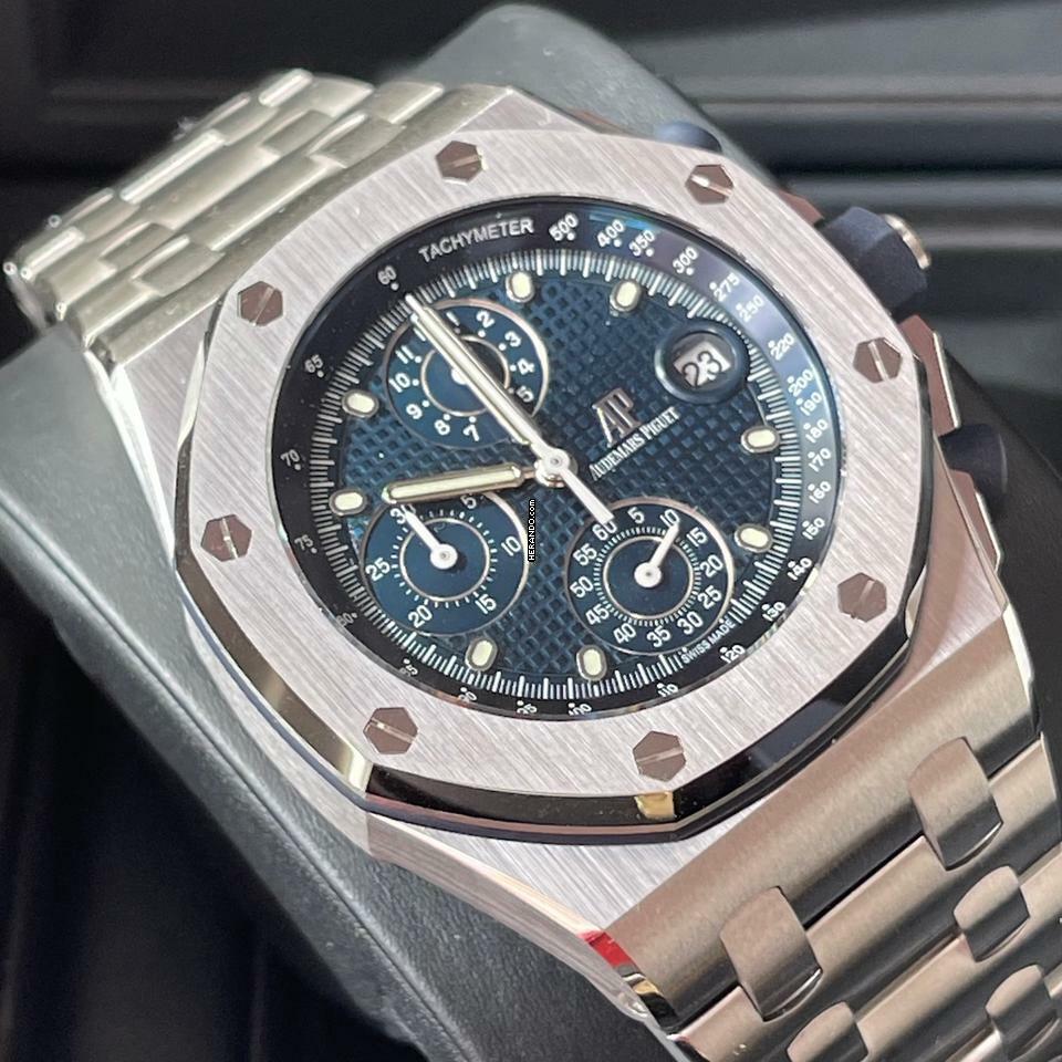  Audemars Piguet Royal Oak Chronograph Flyback 26238ST.OO.2000ST.01 blau unworn 2022 42mm Eu blue </h1> 