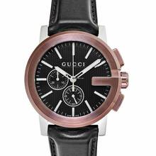 Thumbnail von Gucci G-Chrono YA101202 - G-Chrono Quartz Black Dial Stainless Steel Men's Watch </h1>