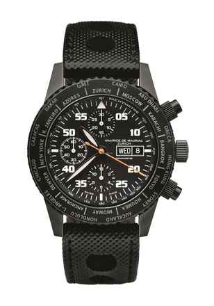  Maurice de Mauriac Chrono Modern Diver PVD Titanium 