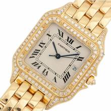 Thumbnail von Cartier Panthère 27mm 18K Yellow Gold 1.3TCW Diamond Watch </h1>