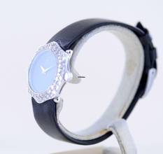 Thumbnail von Ebel 18K Whitegold Luxus Lady Onyx Dial Diamonds Schmuckuhr