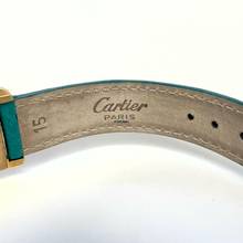 Thumbnail von Cartier Tank Manual Winding 21mm GP Silver Watch 0.5TCW Diamonds </h1>