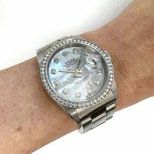 Thumbnail von Rolex Datejust Oyster Perpetual DATEJUST Automatic 36mm Steel Diamond Watch </h1>