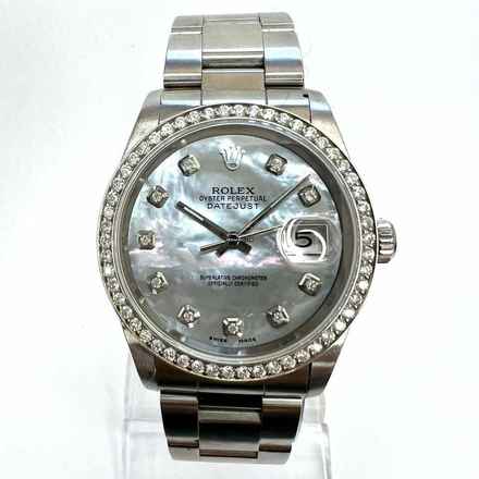  Rolex Datejust Oyster Perpetual DATEJUST Automatic 36mm Steel Diamond Watch </h1> 