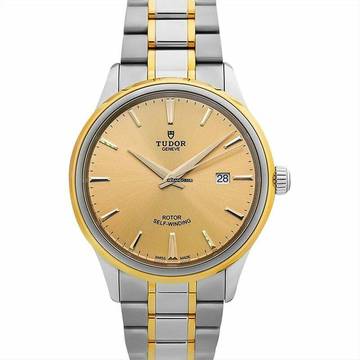  Tudor Style 12703-0001 - Style Automatic Champagne Dial Stainless Steel Men's Watch </h1> 