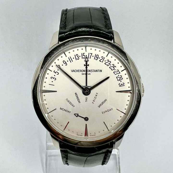  Vacheron Constantin Patrimony Retrograde Date Day Automatic 42mm 18K White Gold Watch </h1> 