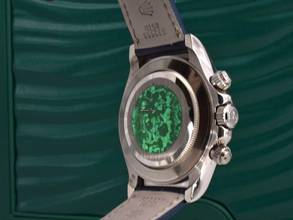 Thumbnail von Rolex Daytona Cosmograph Daytona 116519 New/nos Stickers White Gold Sodalite Diamonds Dial - Ita </h1>