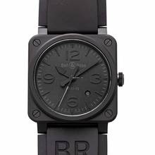 Thumbnail von Bell & Ross BR 03-92 Ceramic BR0392-PHANTOM-CE - Instruments BR 03 92 Phantom Ceramic Men's Watch </h1>