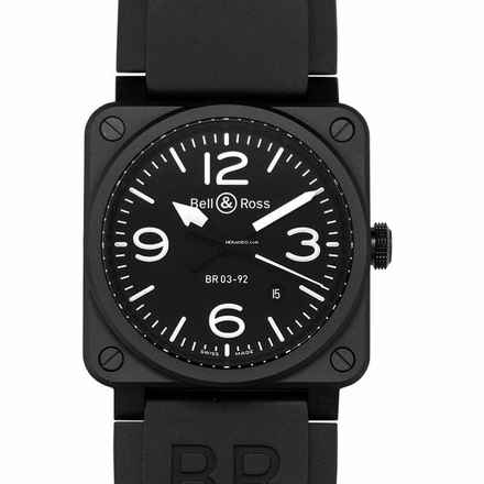  Bell & Ross BR 03-92 Ceramic BR0392-BL-CE - Instruments BR 03-92 Black Matte Men's Watch </h1> 