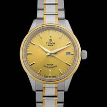 Thumbnail von Tudor Style 12303-0001 - Style Automatic Champagne Dial Stainless Steel Unisex Watch </h1>
